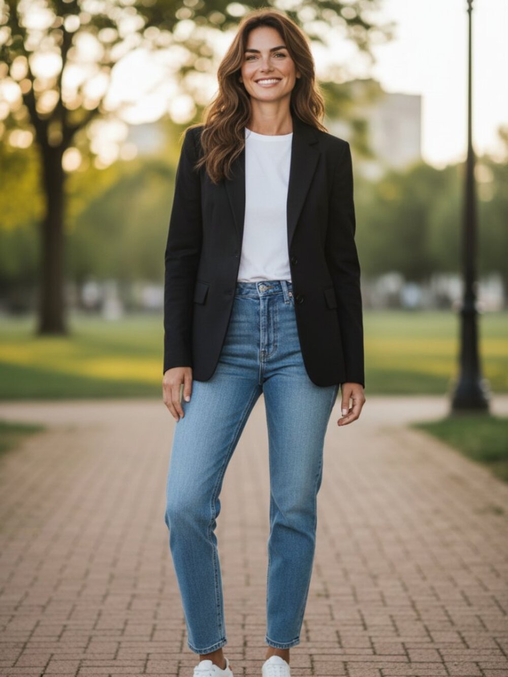 Emporio Armani Black Antinea Virgin Wool Blend Blazer – IT 46 EST US 8/10